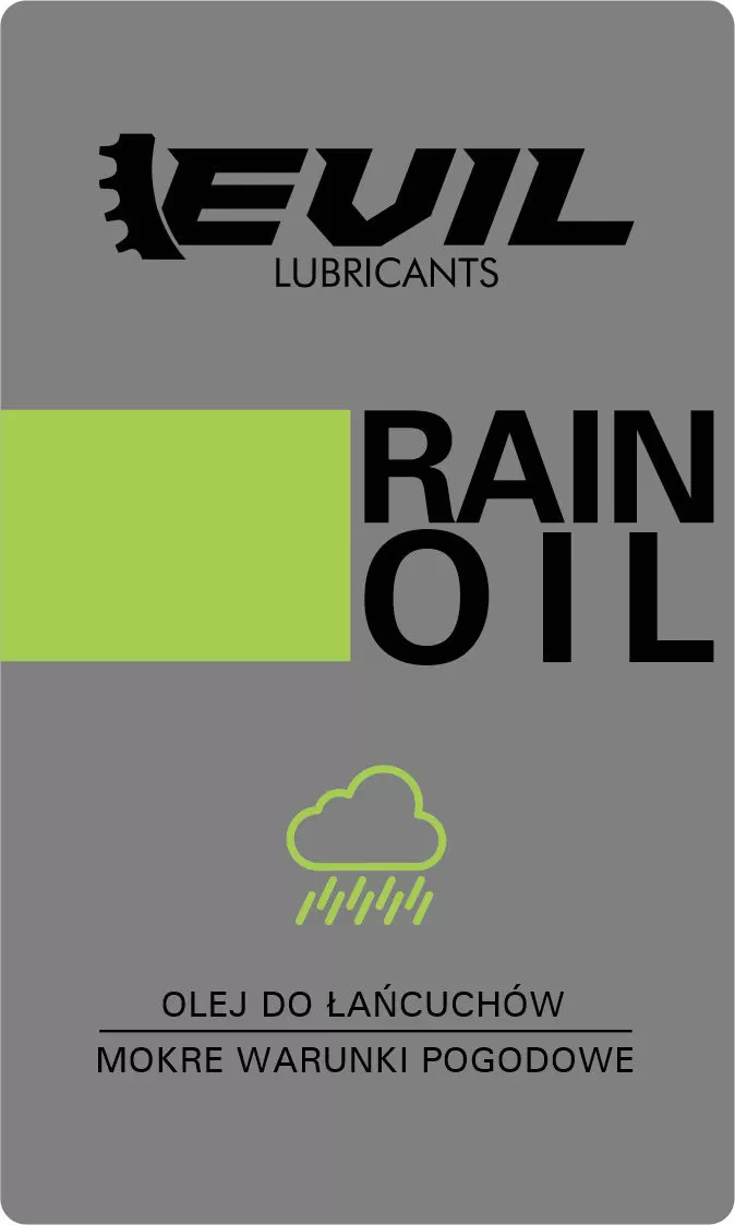Mineralisches Kettenöl zur Anwendung bei Frühlingsregen RAIN OIL 100ml EVIL Lubricants
