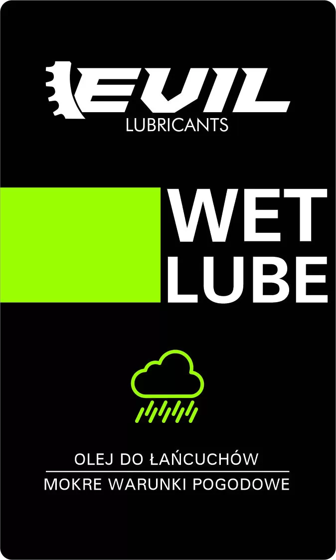 Kettenschmiermittel für Frühlingsregen im Herbst WET LUBE 100ml EVIL LUBRICANTS